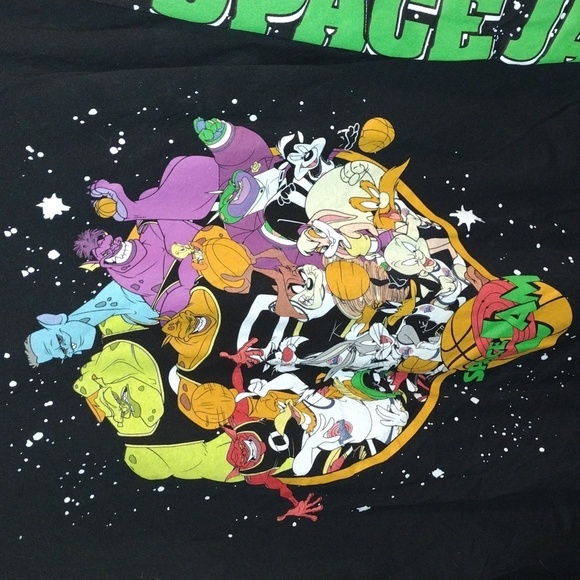 Space Jam Longsleeve T-Shirt 100% Cotton L - Picture 2 of 5
